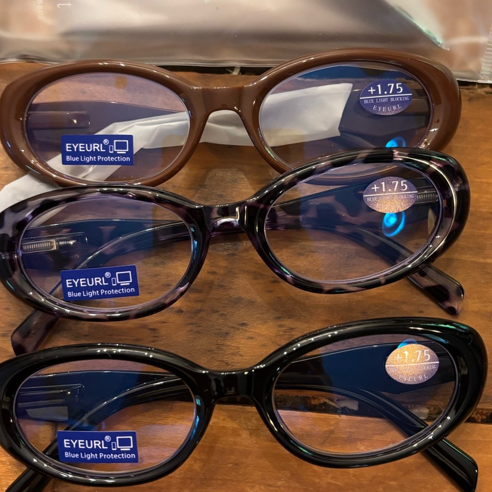 Eyeurl Blue Light Glasses +1.75 Readers